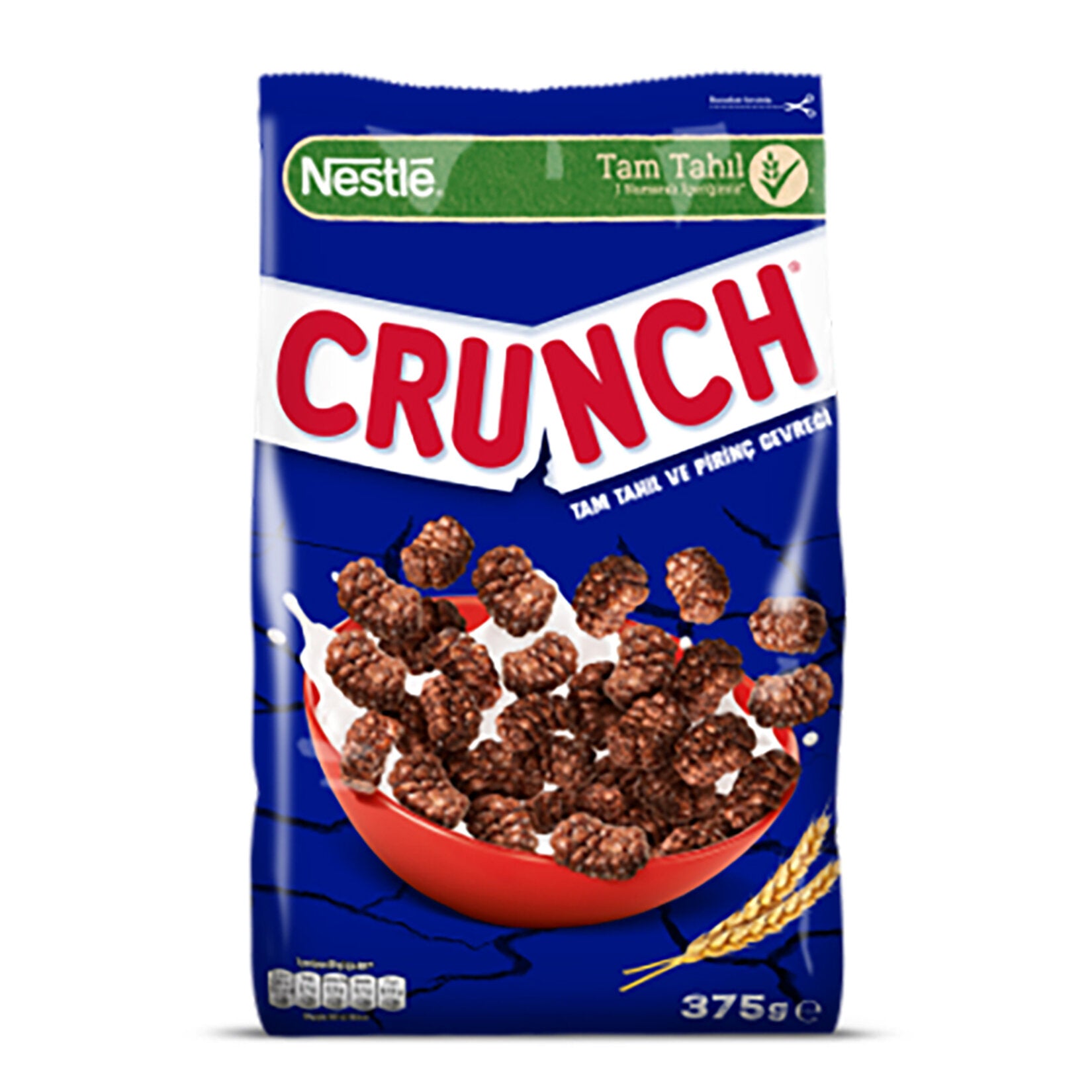 Start your morning with the crispy, chocolatey taste of Crunch Whole Grain and Rice Cereal.