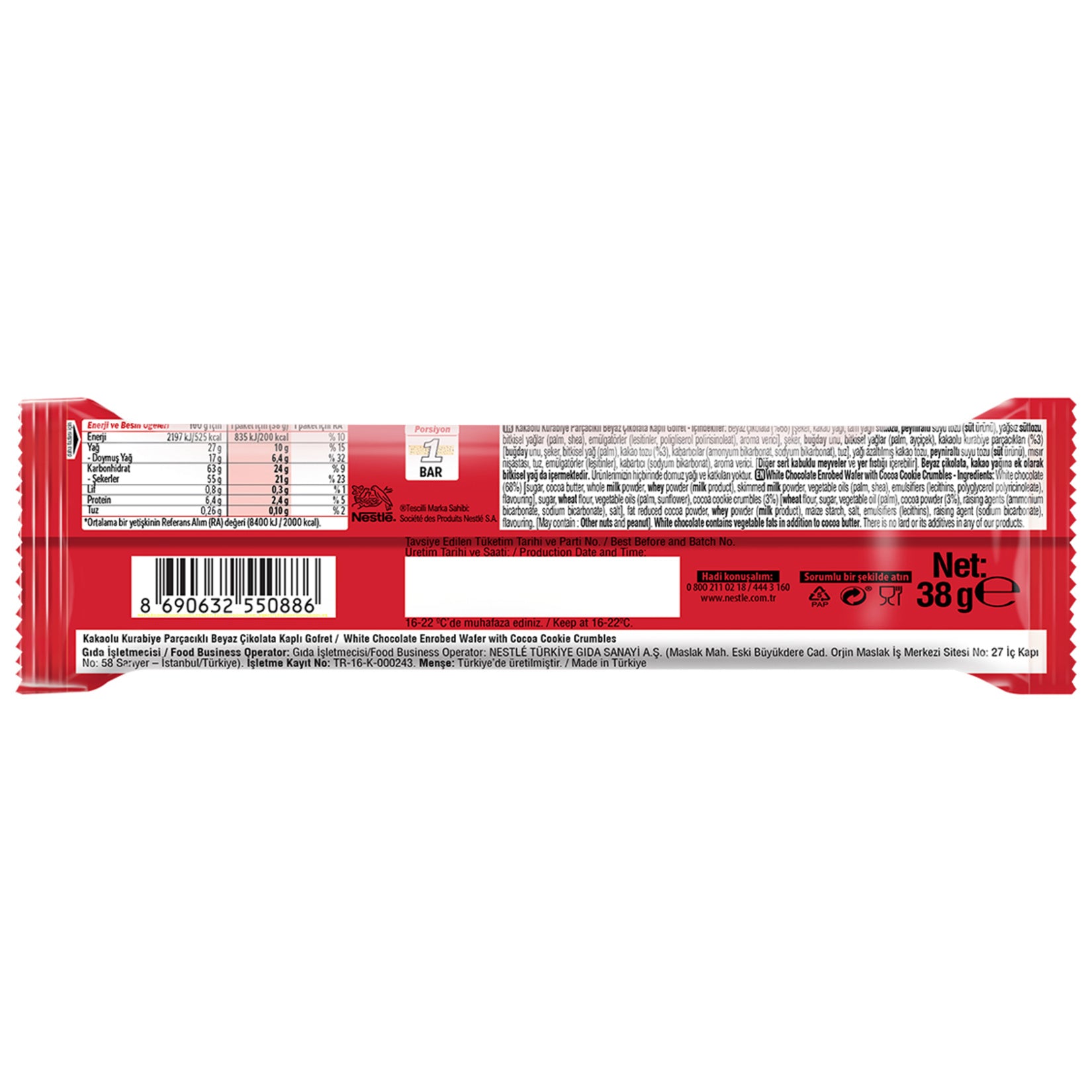 Nestle Kitkat Chunky Cookie brings a bold twist to the classic Kitkat experience.