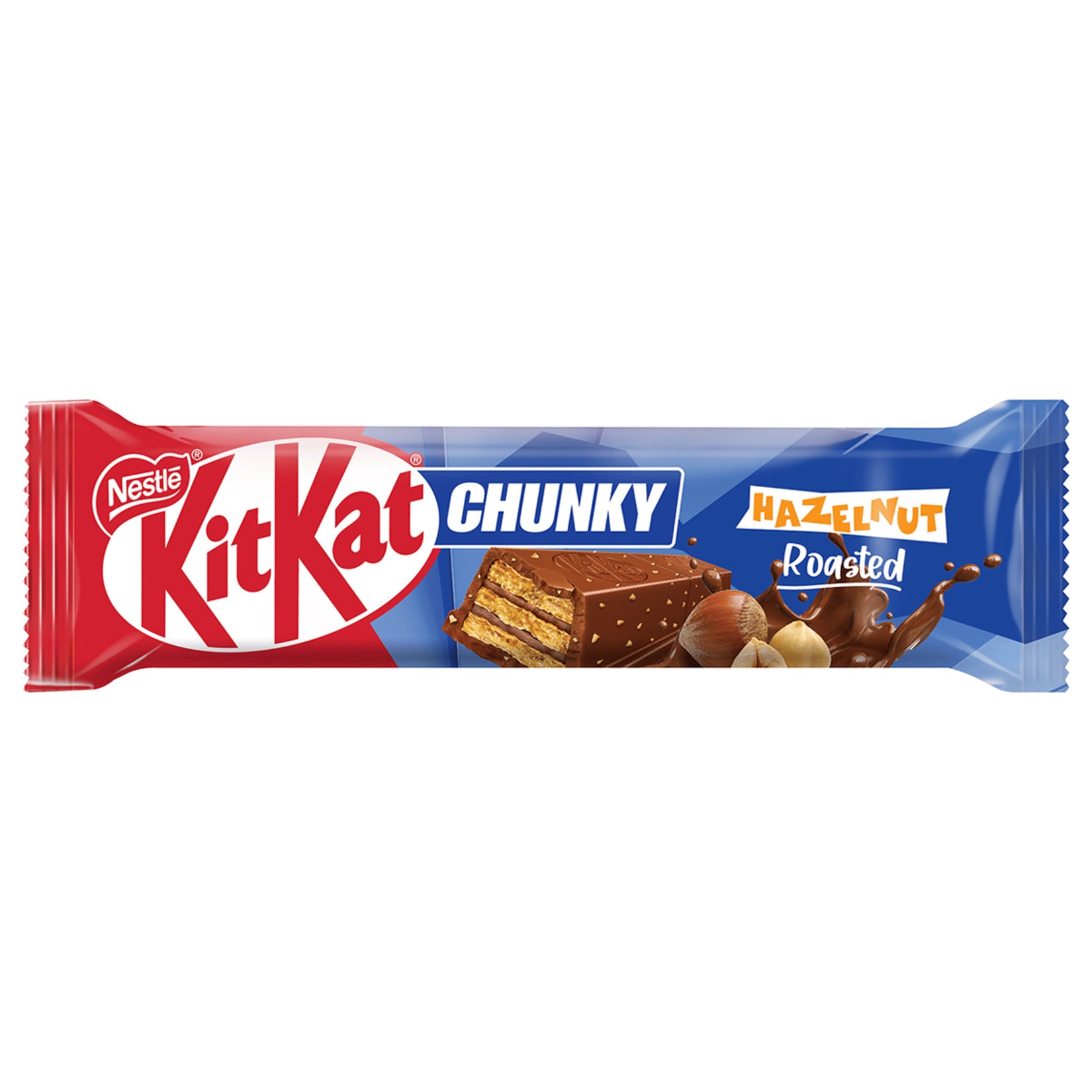 Nestle Kitkat Chunky Hazelnut is the perfect treat for chocolate lovers who crave a rich, nutty crunch.