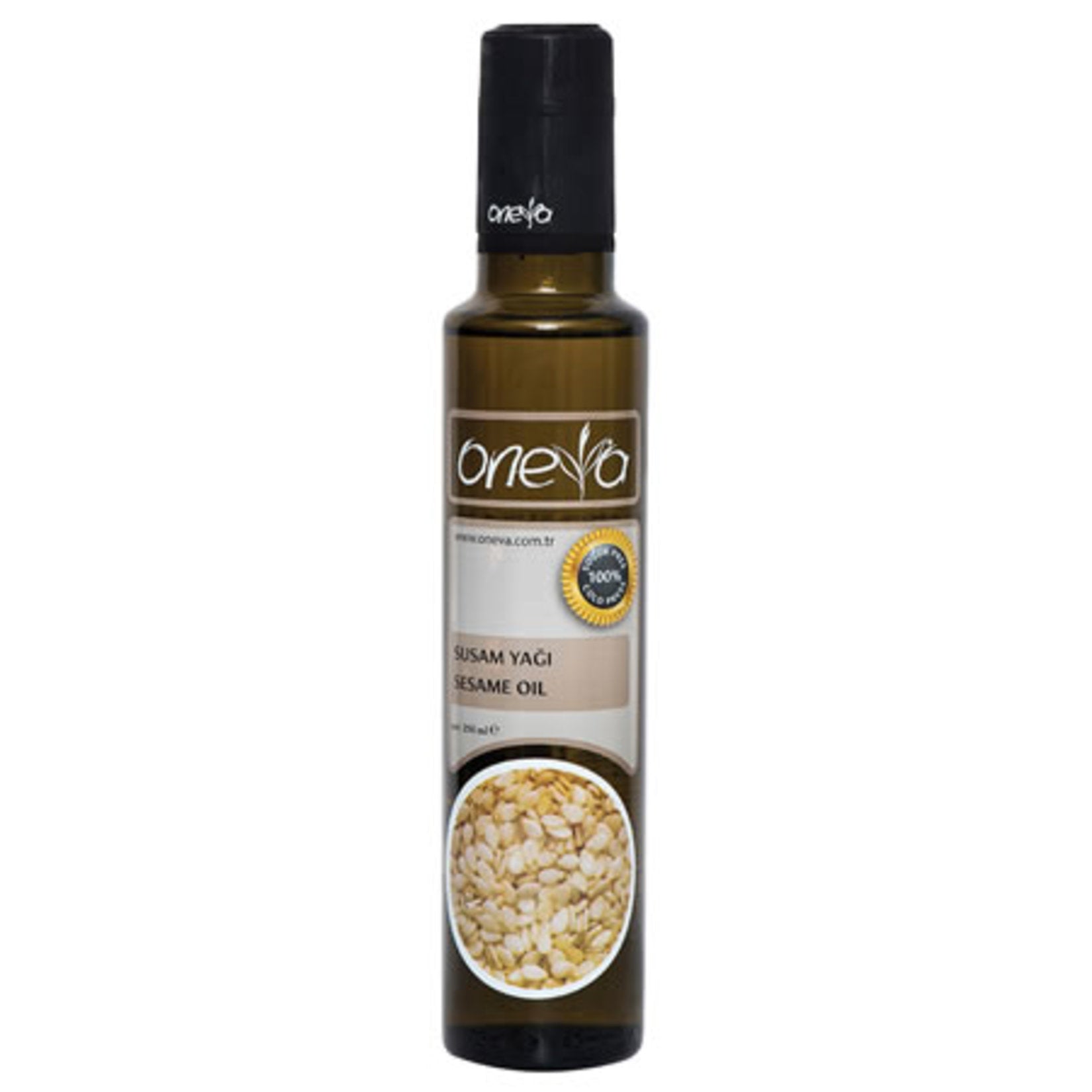 Enhance your cooking with Oneva Sesame Oil, a premium cold-pressed oil made from 100% sesame seeds.