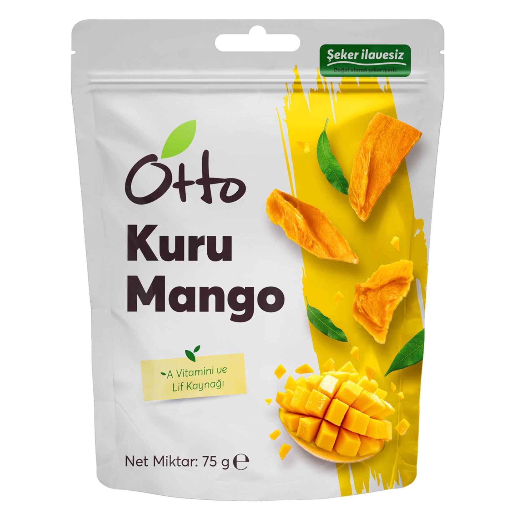 Enjoy the naturally sweet taste of Otto Dried Mango, made from carefully selected ripe mangoes and gently dried to preserve their tropical flavor and chewy texture.