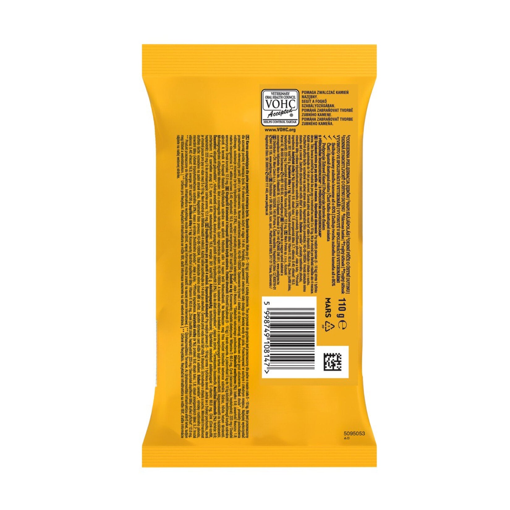 Pedigree Dentastix Dog Treat Sticks are specially designed dental chew treats that help support your dog’s daily oral care routine.