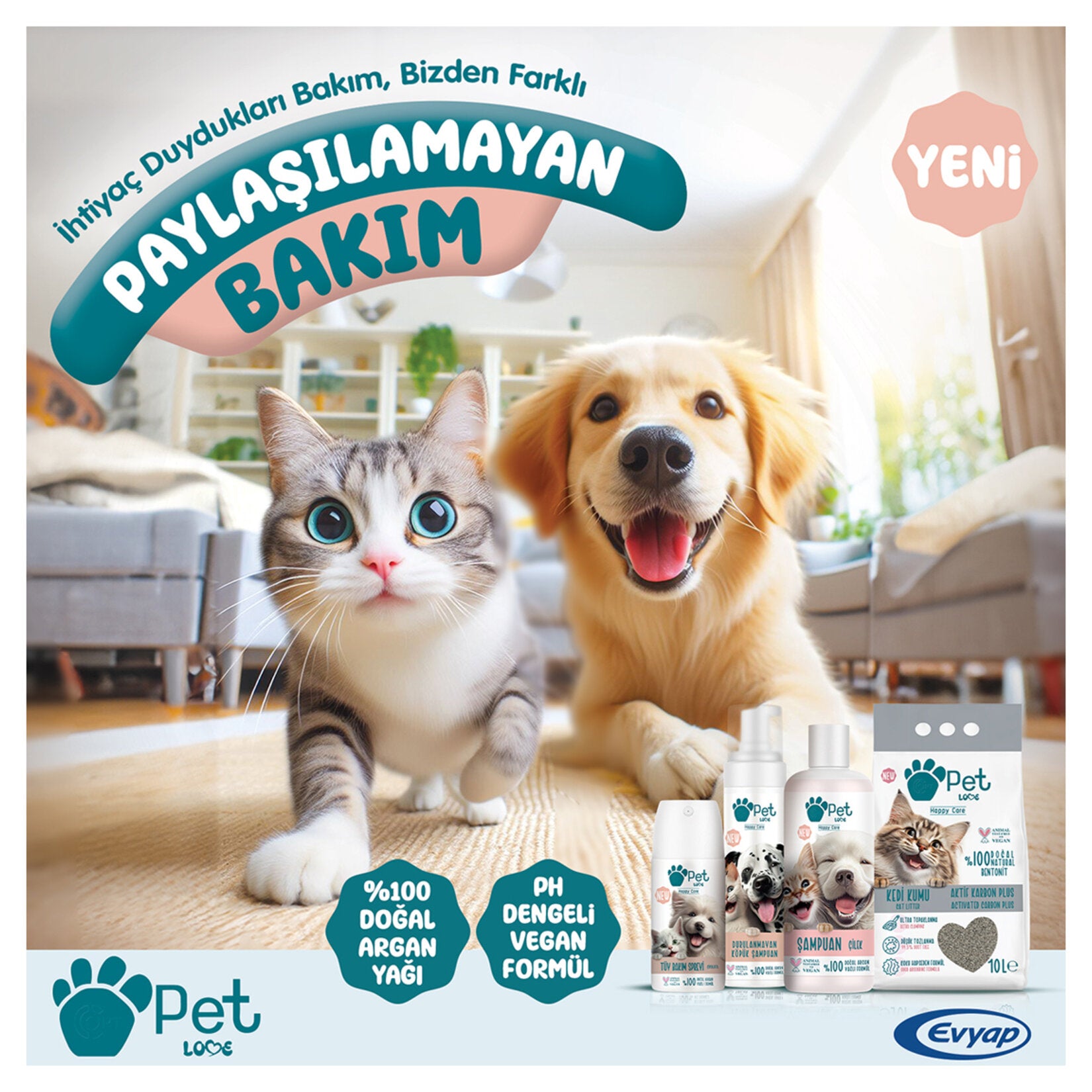 Pet Love Cookie & Vanilla Foaming Shampoo is a gently cleansing pet care formula designed to help keep your pet’s coat clean, soft, and pleasantly scented.