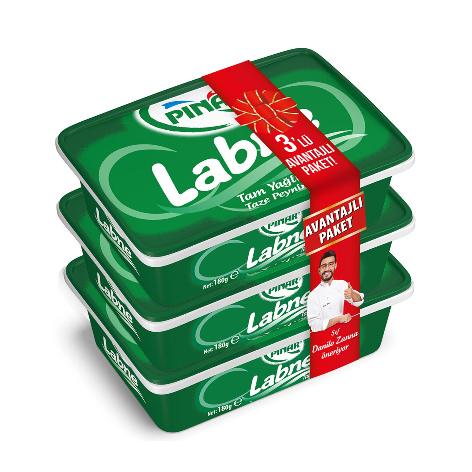 Pinar Labne Cream Cheese 19.0 oz (540 g, 3x180 g) – Turcamart