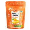 Enjoy the vibrant taste of sun-ripened oranges in a healthy, convenient snack with Pol's Freeze Fresh Orange Slice.