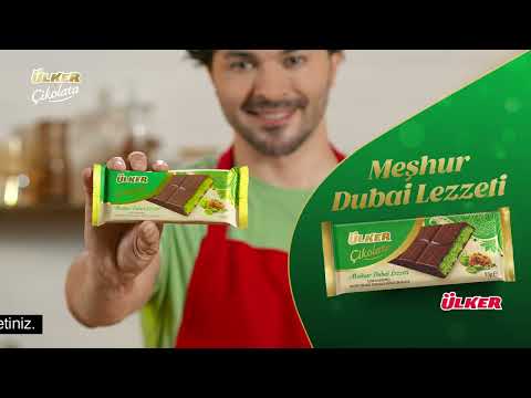 Ulker Dubai Chocolate with Kadayif Kunafa Pistachio 3.2 oz (93 G)