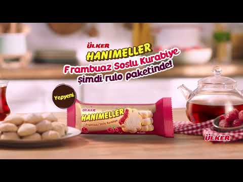 Ülker Hanımeller Raspberry-Filled Cookies – 3.33 oz (94.5 g) Advertising video