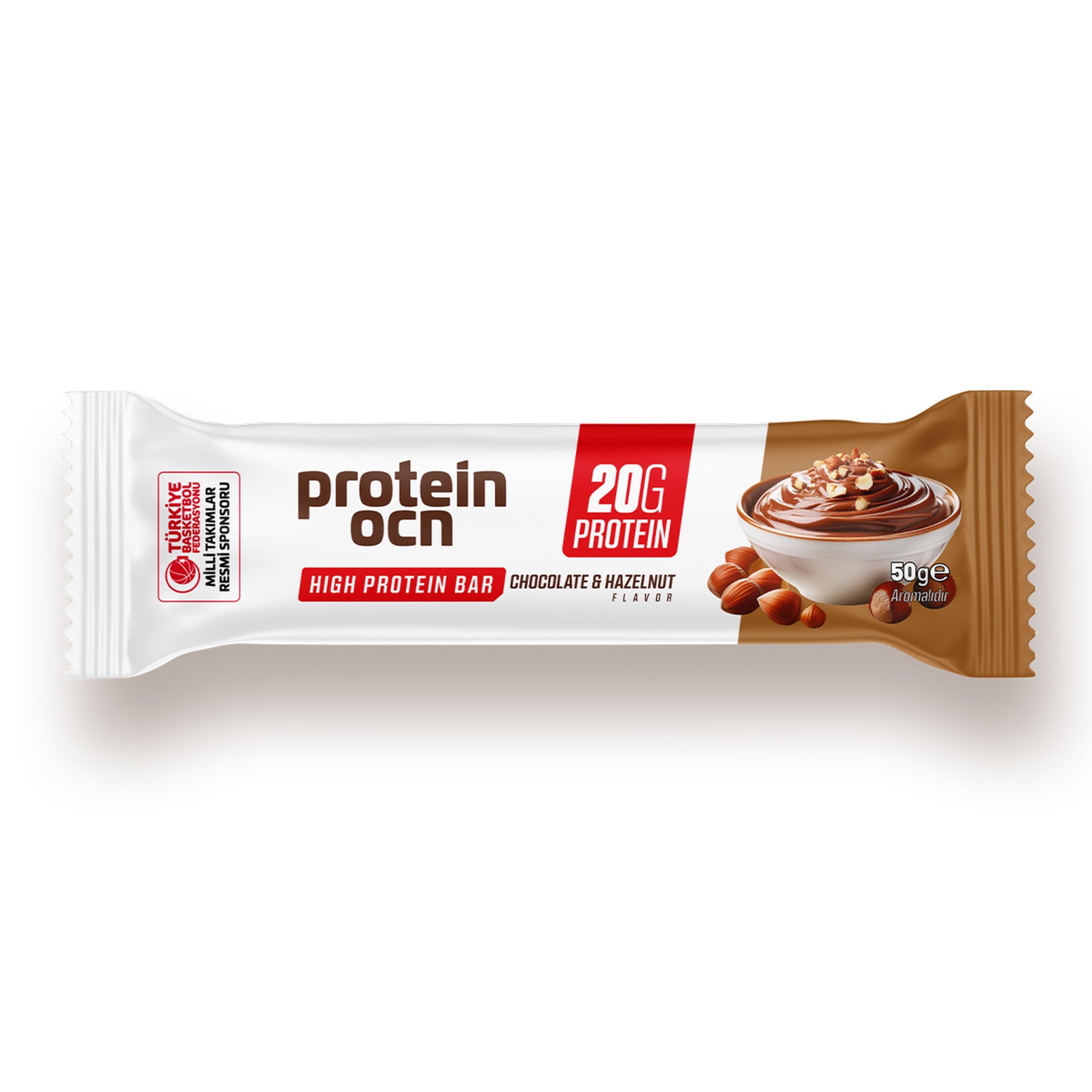 ProteinOcean Protein Bar Chocolate & Hazelnut is a satisfying, protein-rich snack designed to support your active lifestyle.