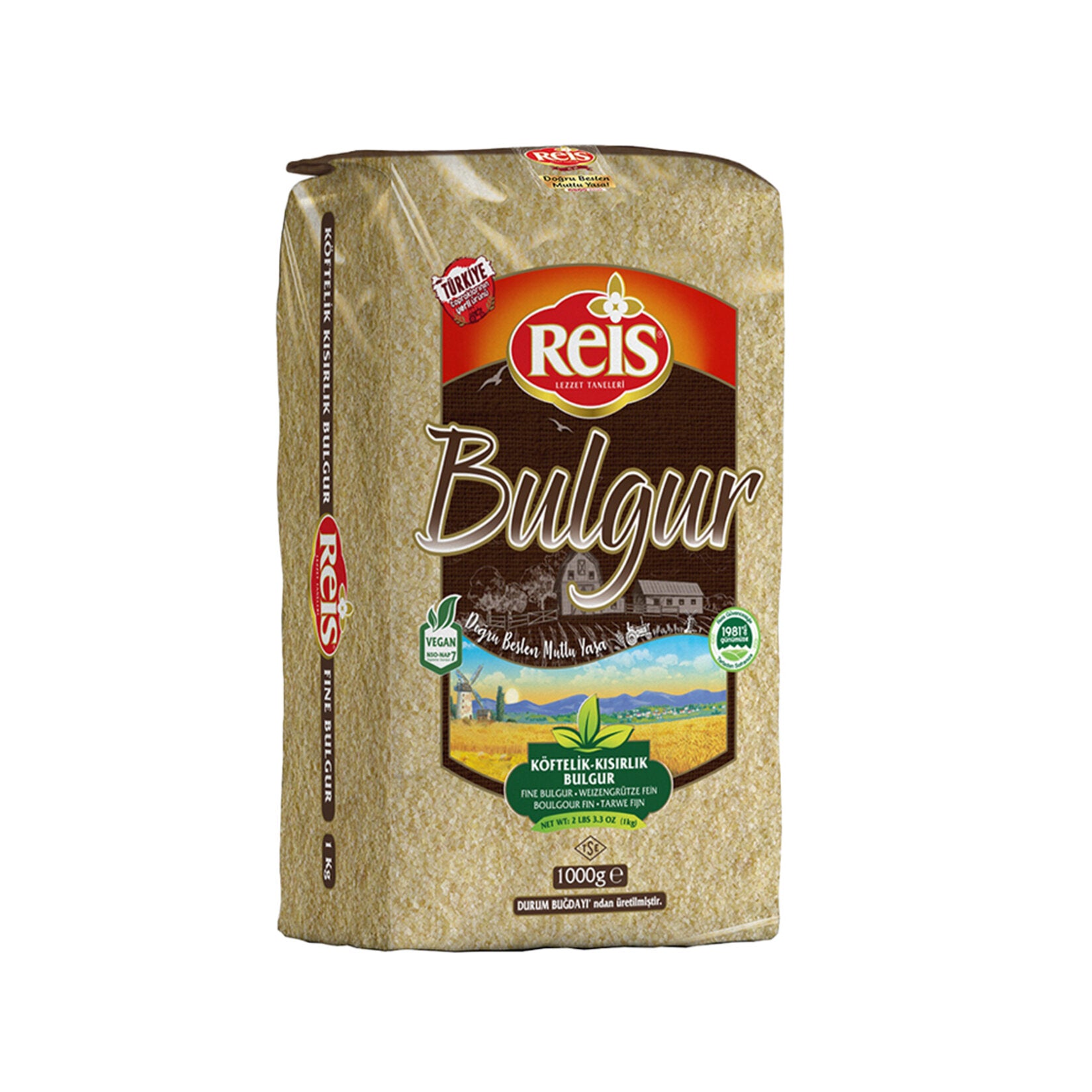Reis Koftelik Bulgur is a staple ingredient in Turkish cuisine, perfect for making delicious meatballs, kibbeh, and other traditional dishes.