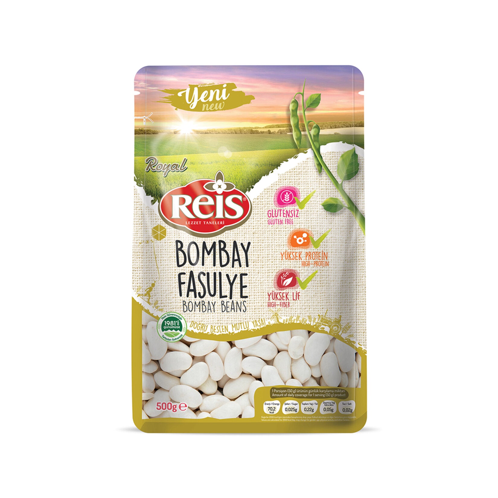 Reis Royal Bombay Beans are a premium legume choice for your kitchen, known for their smooth texture and rich, nutty flavor.