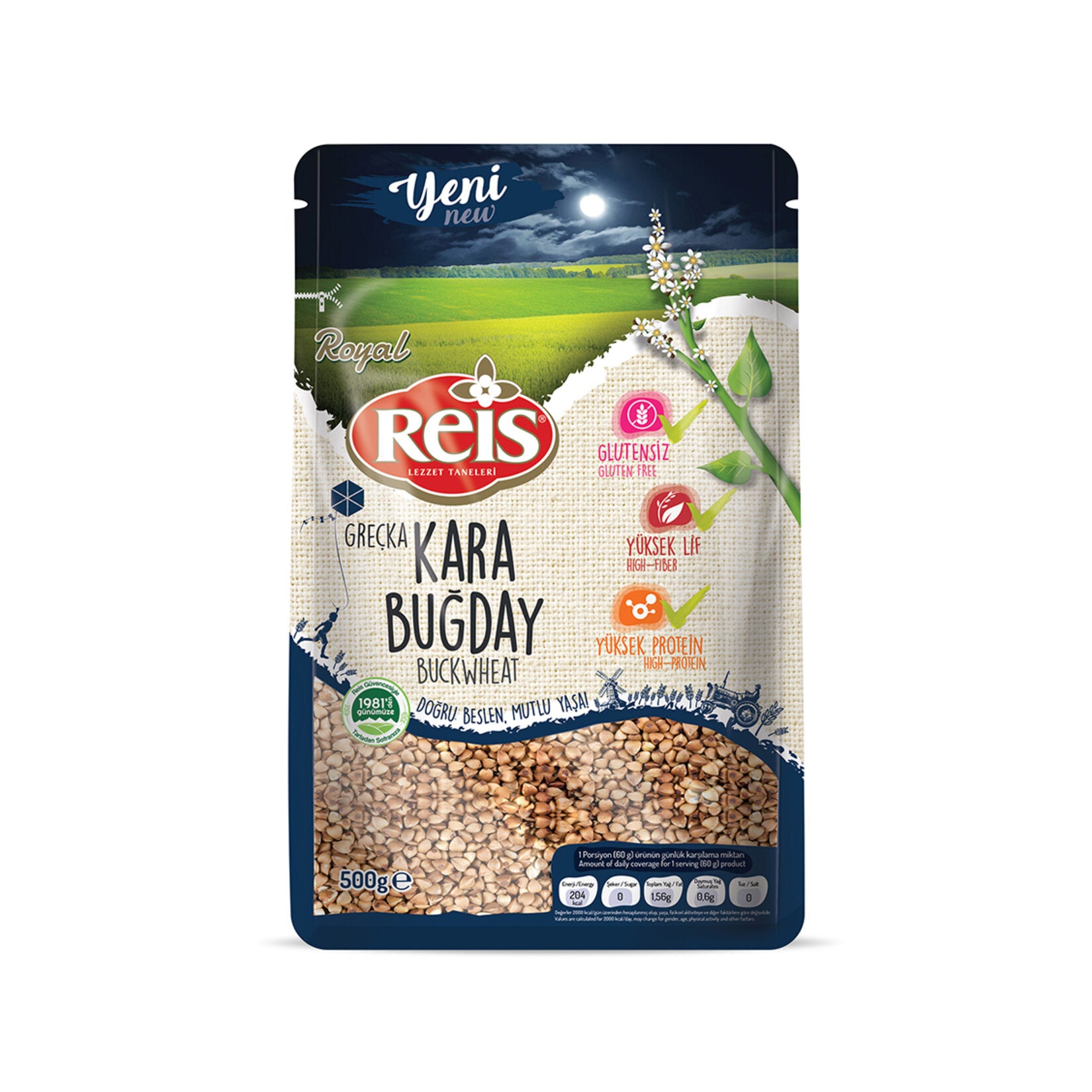 Reis Royal Buckwheat is a nutritious and versatile pantry essential, perfect for health-conscious meals.