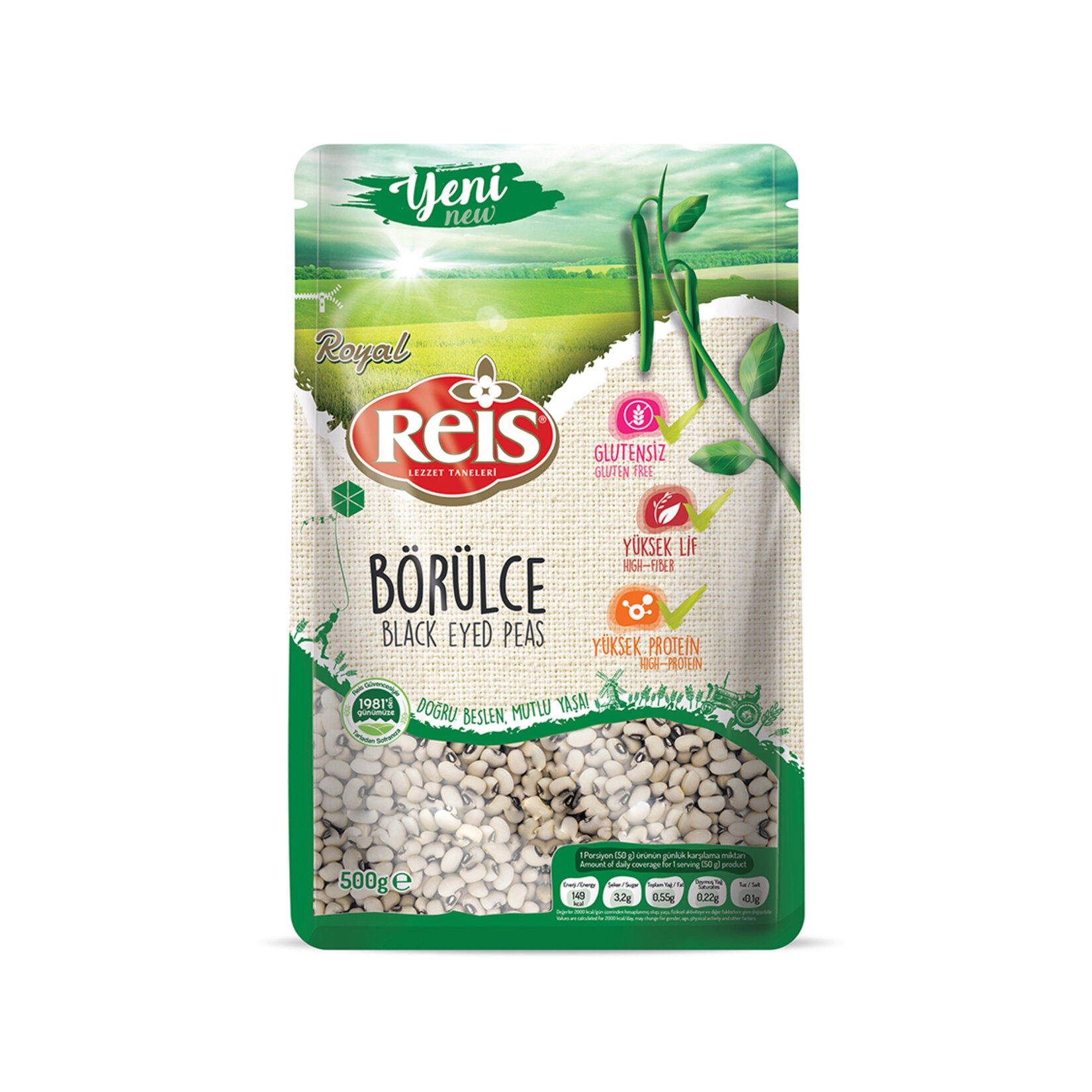 Reis Royal Cowpea brings the wholesome taste of Türkiye’s legumes to your kitchen.