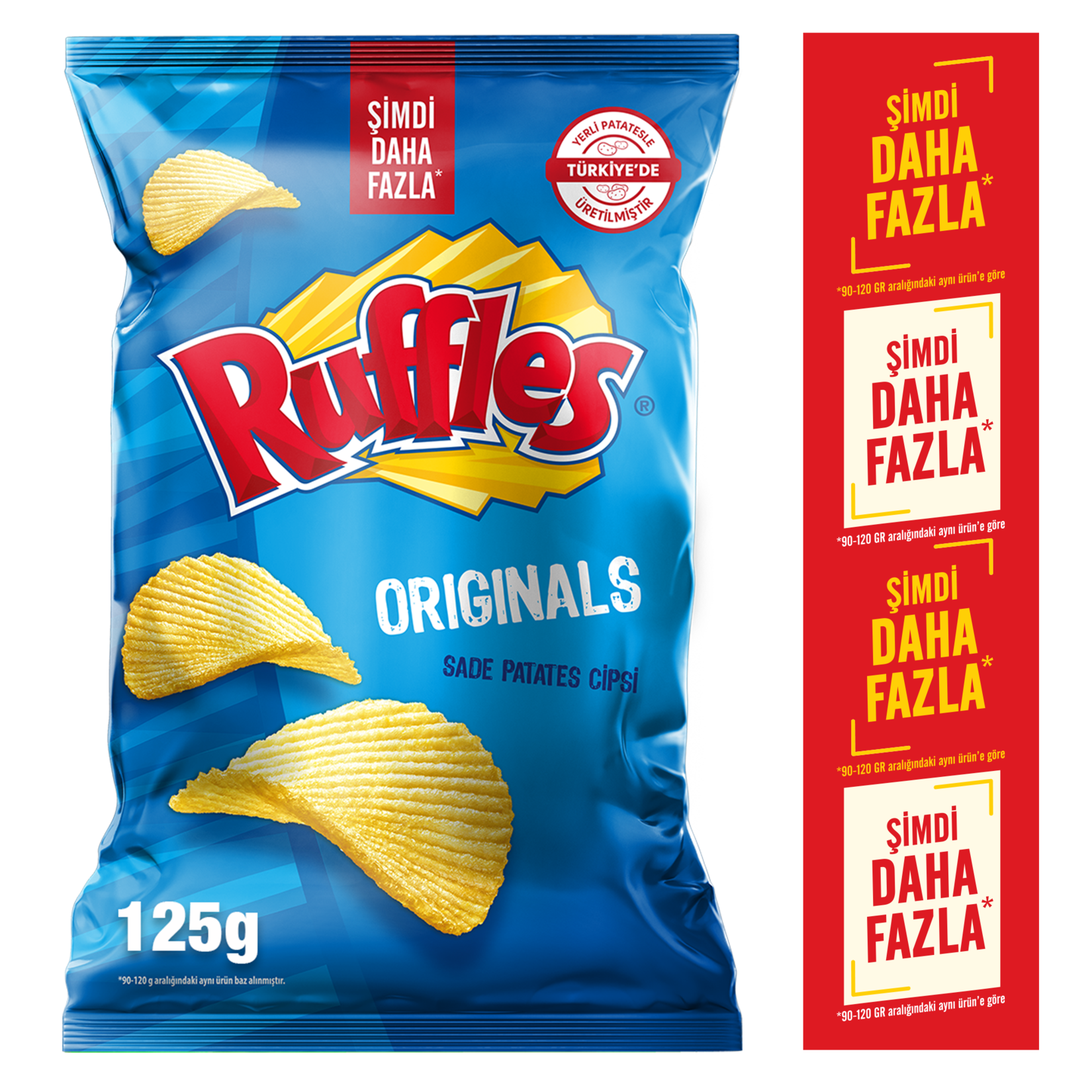 Ruffles Originals Potato Chips Super Size bring the bold crunch and classic salted flavor you love i