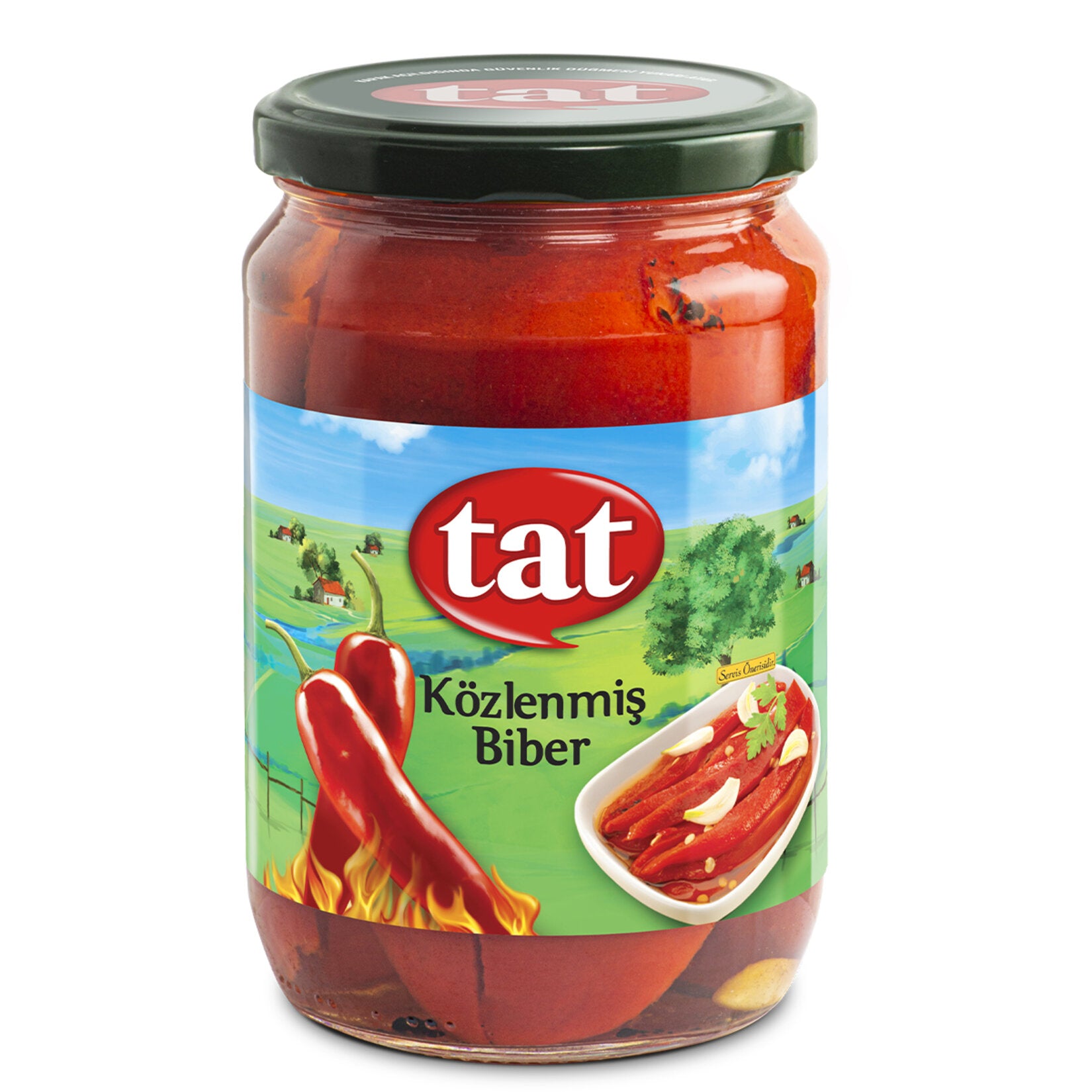 Tat Kozlenmis Red Peppers bring the rich, smoky flavor of fire-roasted red peppers straight from Türkiye to your kitchen.