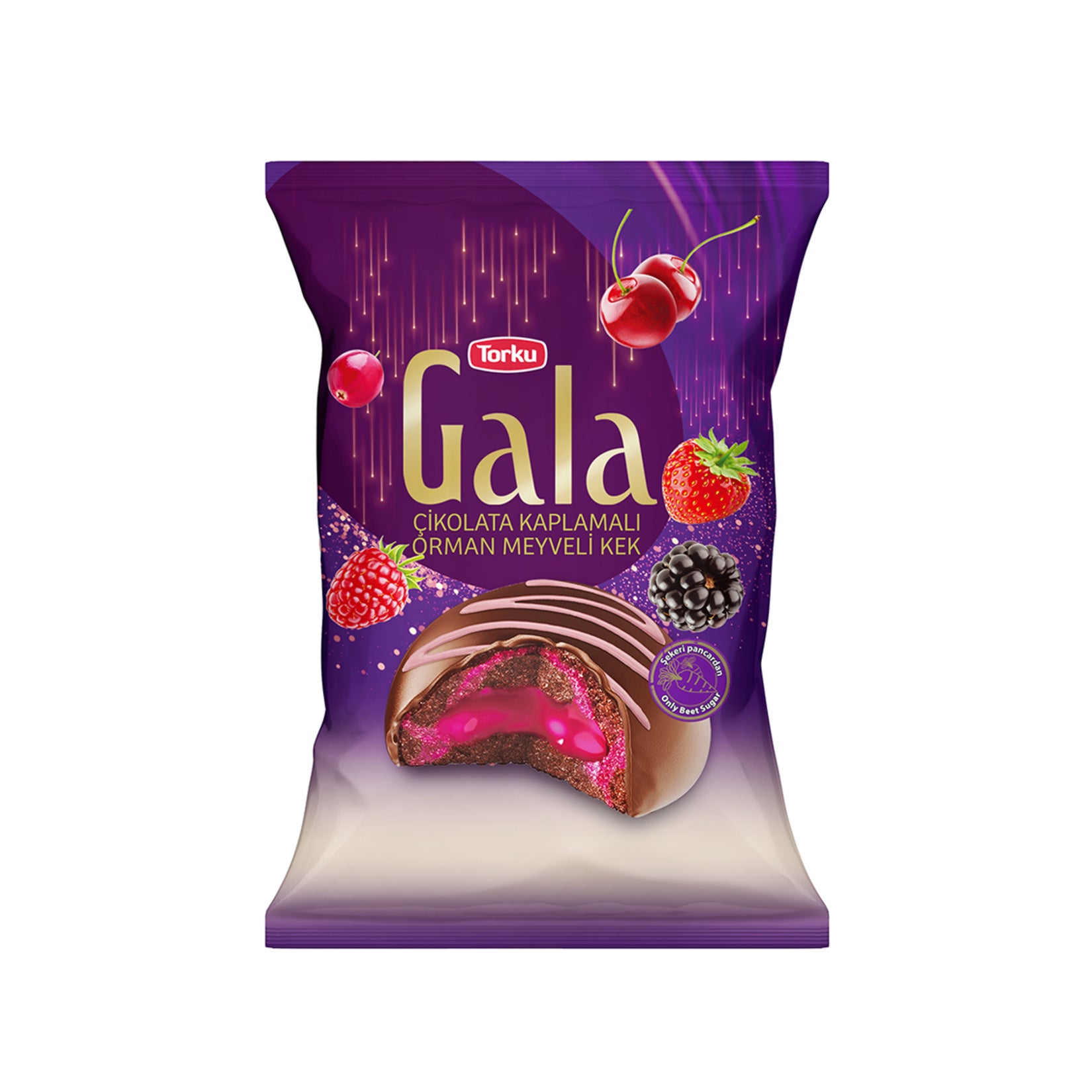 Torku Gala Forest Fruit Cake is a delightful mini cake packed with the rich taste of forest fruits and a soft, moist texture.