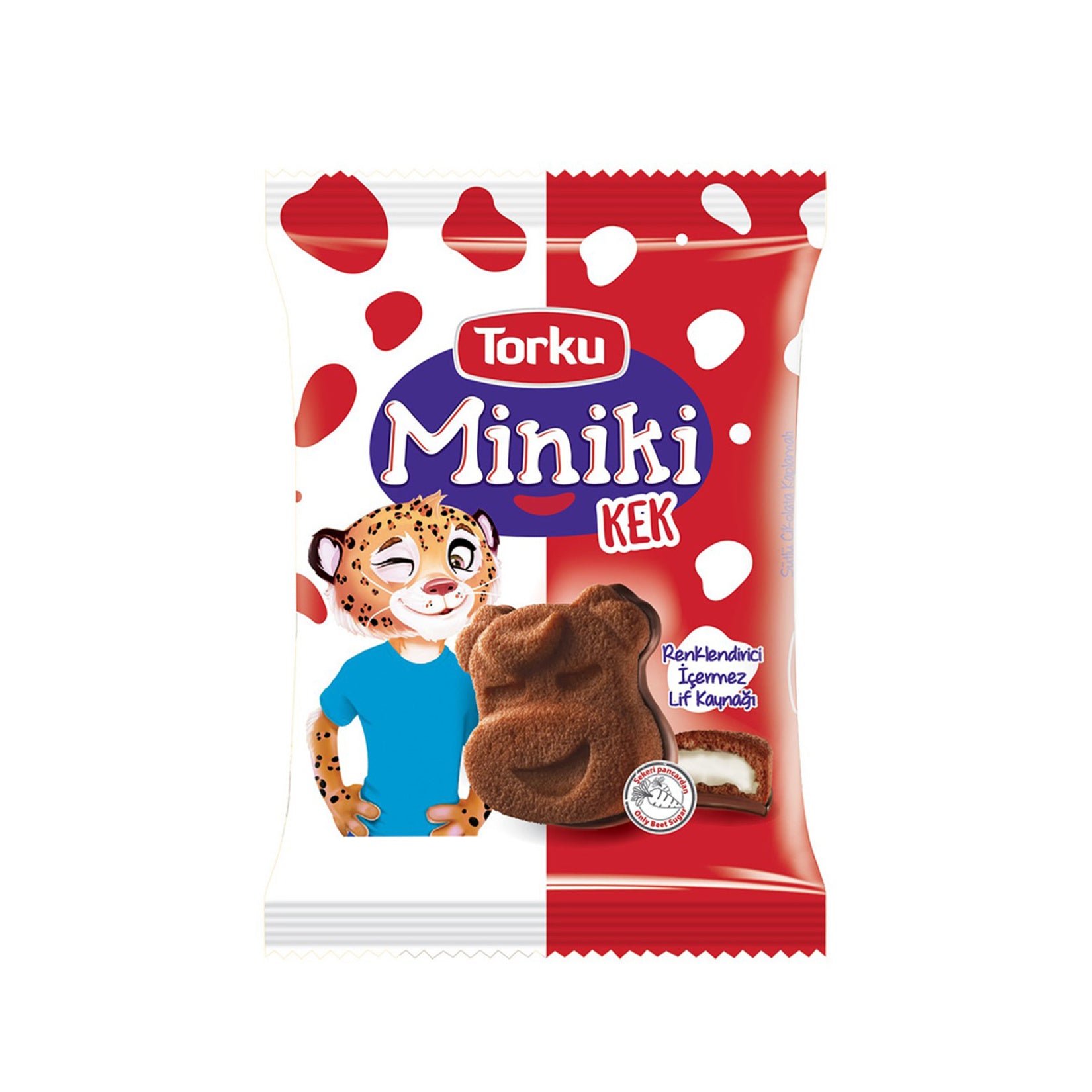 Torku Miniki Milk Cream Filled Cake is a soft, rich chocolate cake with a smooth milk cream center, all wrapped in a delicious milk chocolate coating.