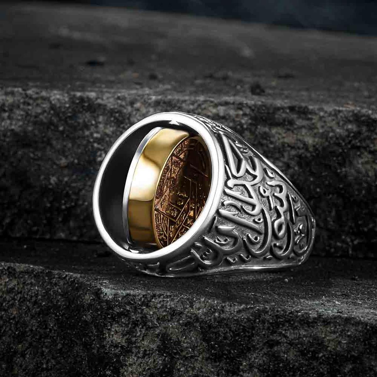 Turkish Silver Ring with Double Sided Seal of Solomon is a bold statement piece inspired by centuries-old symbolism and spiritual artistry.