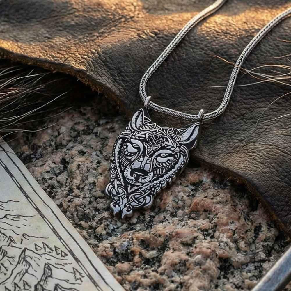 Channel strength and heritage with this Turkish Sterling Silver Necklace with Wolf Head, a bold statement piece inspired by ancient Anatolian symbolism.