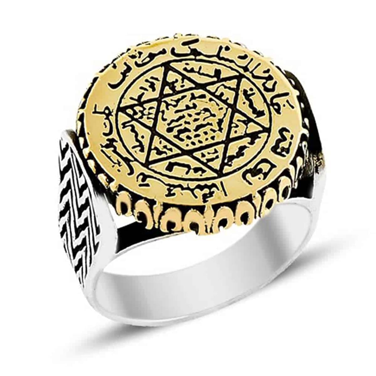 Turkish Sterling Silver Ring with Seal of Solomon is a bold and symbolic piece crafted for those who appreciate heritage, meaning, and masterful metalwork.