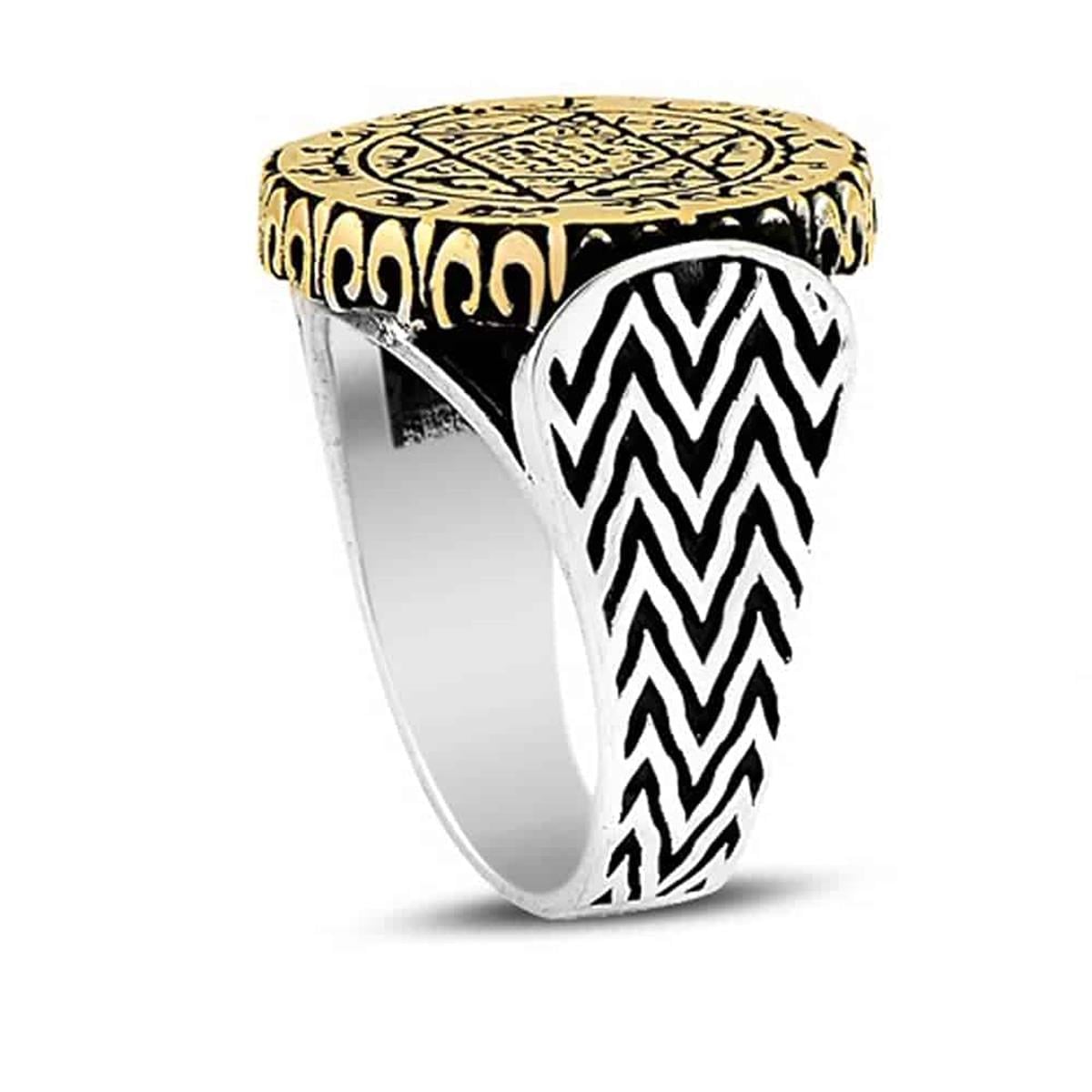 Turkish Sterling Silver Ring with Seal of Solomon is a bold and symbolic piece crafted for those who appreciate heritage, meaning, and masterful metalwork.