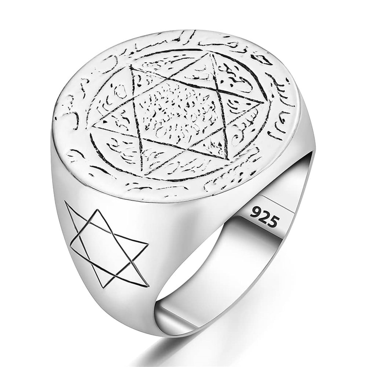 Turkish Sterling Silver Ring with Seal of Solomon is a powerful expression of heritage, symbolism, and master craftsmanship.