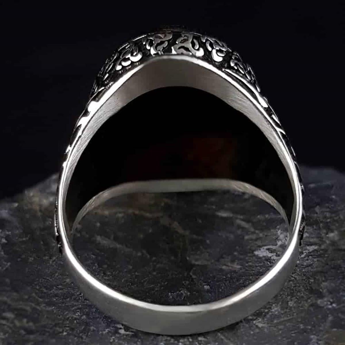 Discover the bold symbolism of this Turkish Sterling Silver Ring with Seal of Solomon, crafted for those who appreciate meaningful design and traditional artistry.