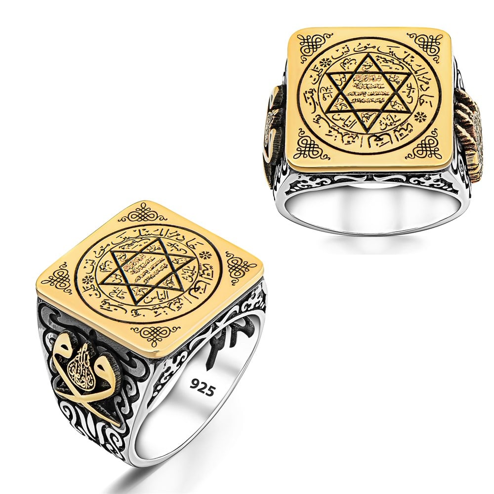 Turkish Sterling Silver Ring with Seal of Solomon is a bold, heritage-inspired piece rooted in centuries of Anatolian and Ottoman symbolism.