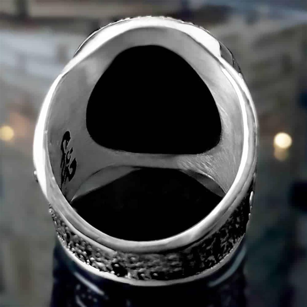 Turkish Sterling Silver Ring with Zulfiqar and Seal of Solomon is a bold statement piece inspired by centuries of Anatolian symbolism.