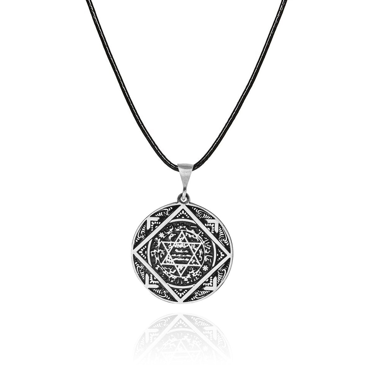 Turkish Sterling Silver Seljuk Star Necklace with Seal of Solomon is a powerful symbol piece rooted in Anatolian heritage.