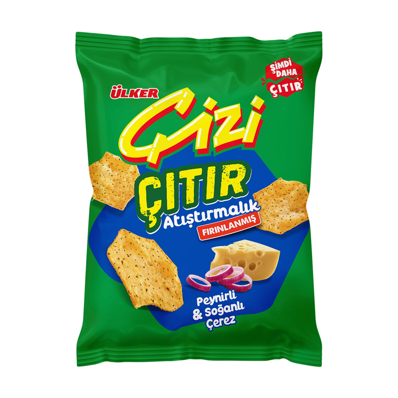 Ulker Cizi Crispy Cheese & Onion Crackers bring the bold flavors of Türkiye straight to your snack time.