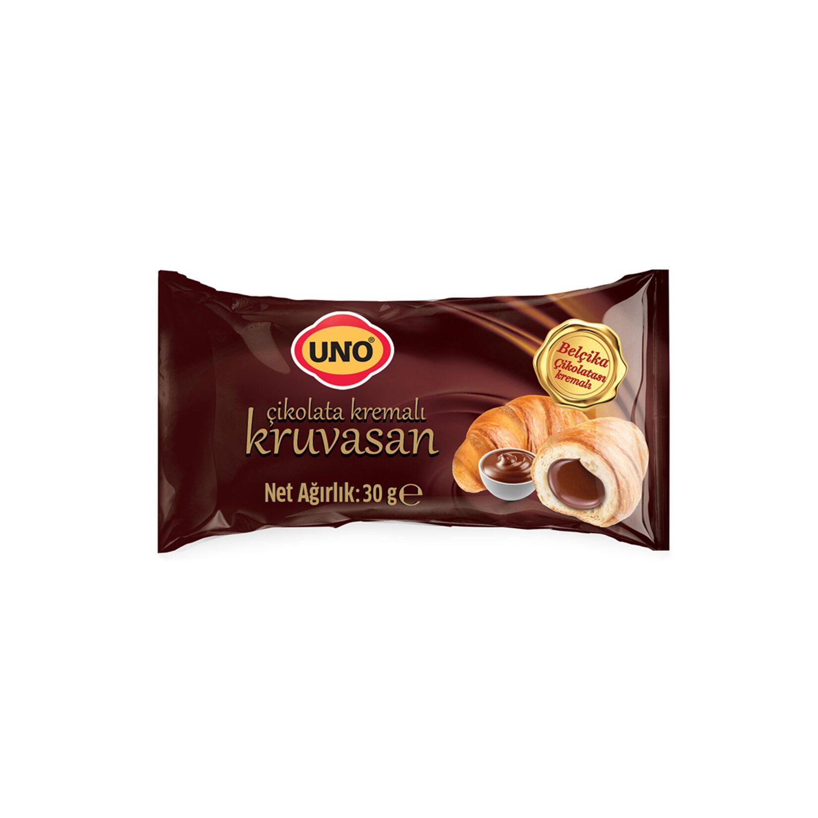 Enjoy a soft and satisfying bakery-style treat with Uno Chocolate Cream Croissant.