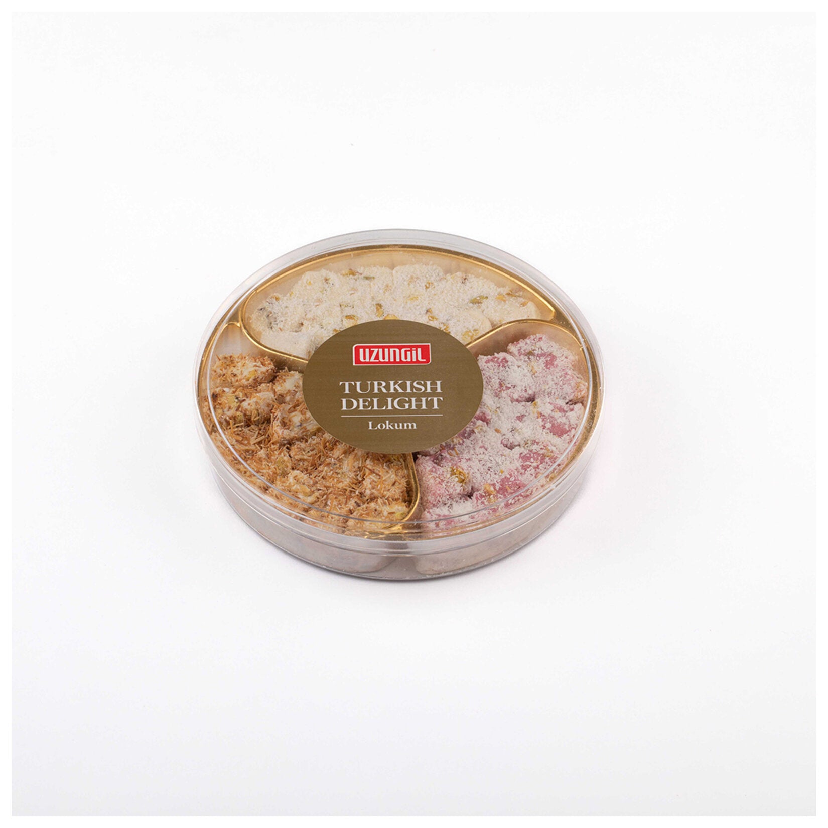 Experience the rich heritage of Turkish sweets with Uzungil Sultan Pistachio Mixed Mini Turkish Delight.