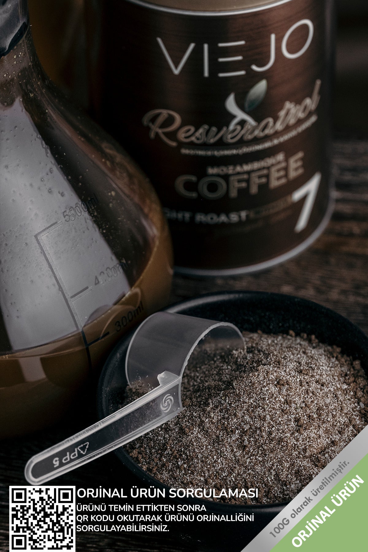 Experience the rich character of Viejo Resveratrol Mozambik Coffee, now available in a convenient 3-pack for daily enjoyment.