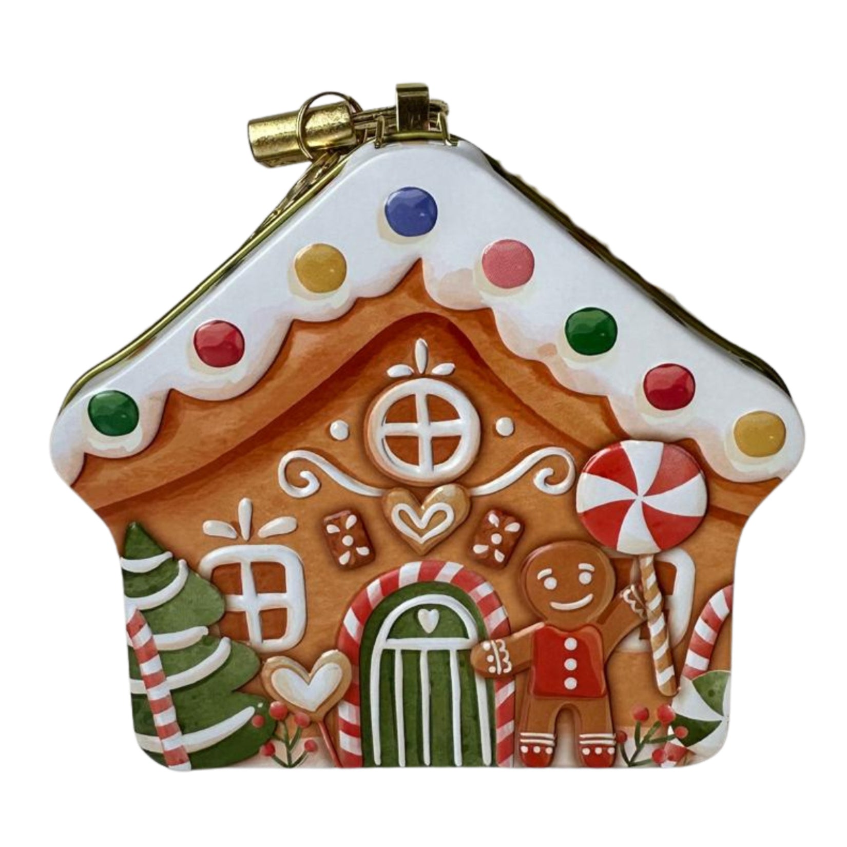 Celebrate the holiday season with the charming Windel Little Christmas House Chocolate.