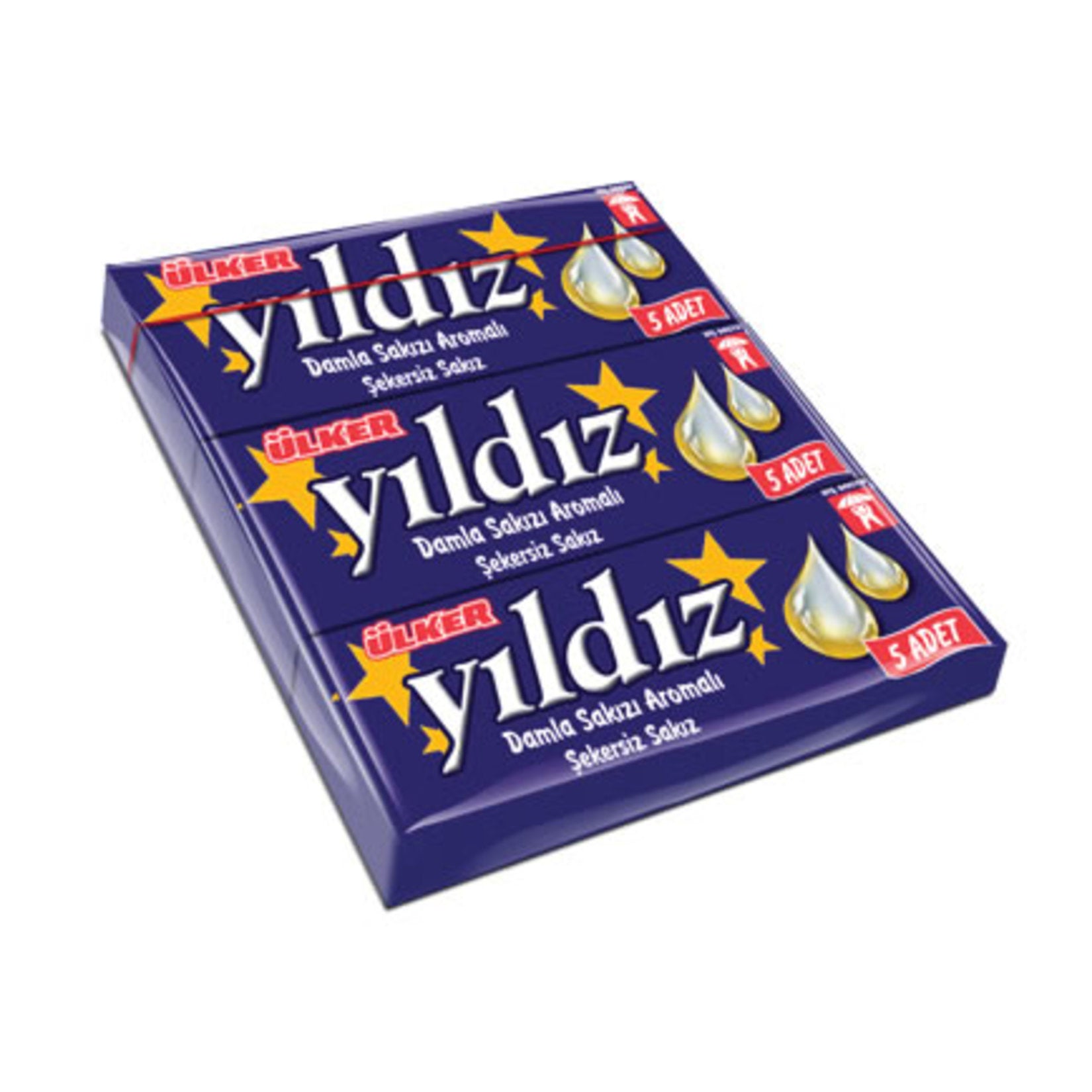 Enjoy the refreshing taste of Yildiz Sugar Free Mastic Gum, a classic Turkish chewing gum known for its unique mastic flavor.