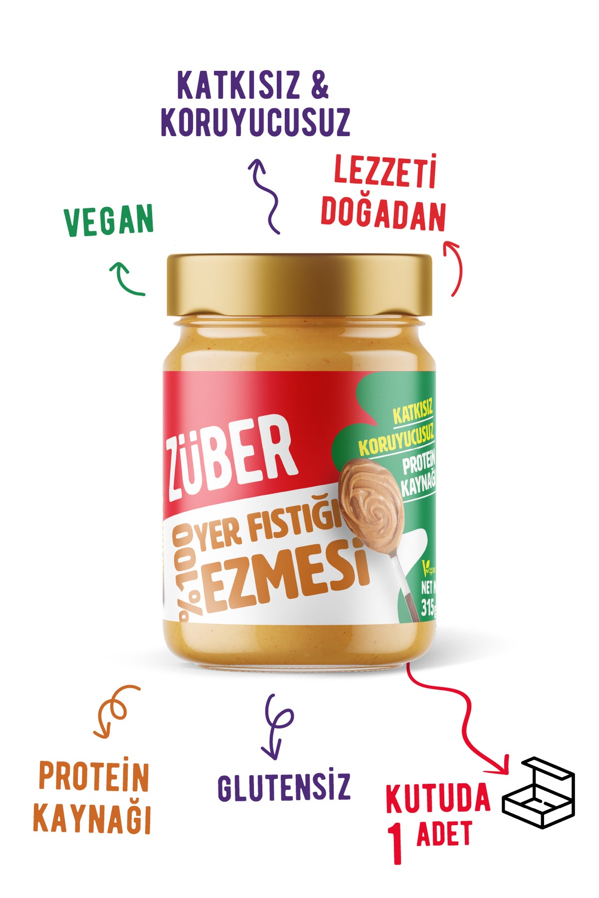 Zuber 100% Peanut Butter Winter Special Edition brings you pure peanut flavor in a limited seasonal design.