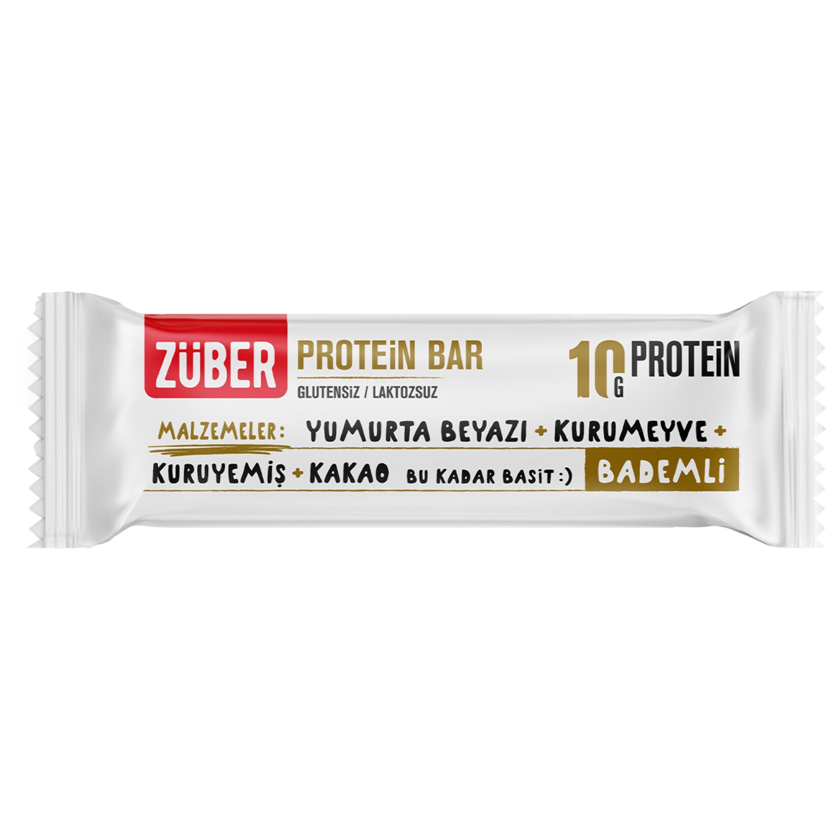 Power up your day with the Zuber Almond Gluten-Free Protein Bar, a clean and delicious snack made wi