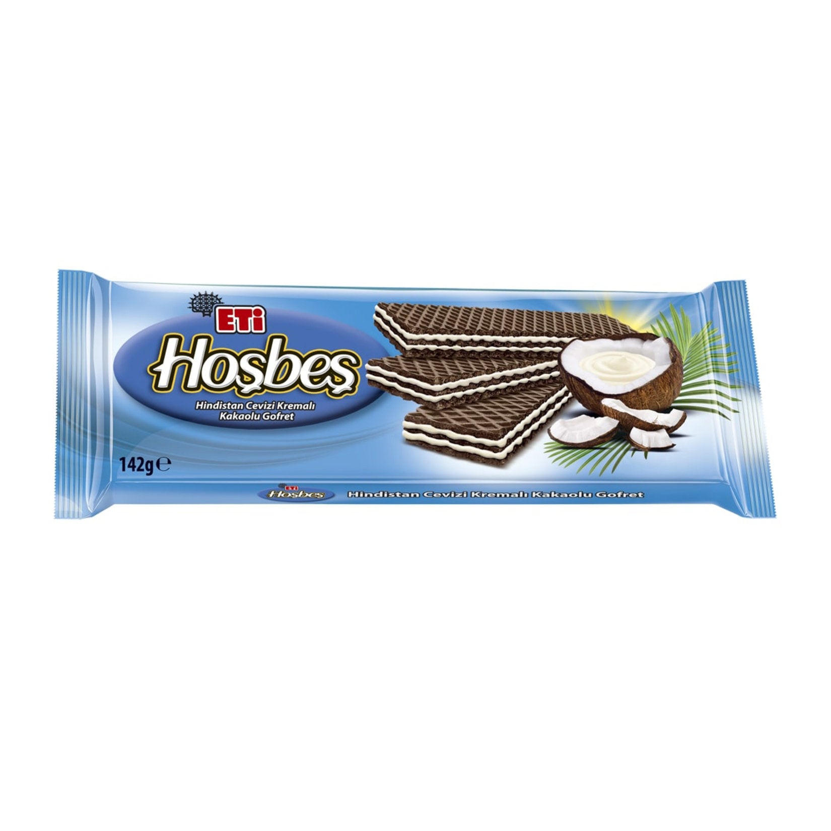 Eti Wafe Up (Hoşbeş) Cocoa Wafer With Coconut Cream 142 G