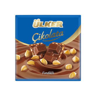 Ülker Fındıklı Sütlü Kare Çikolata 60 G