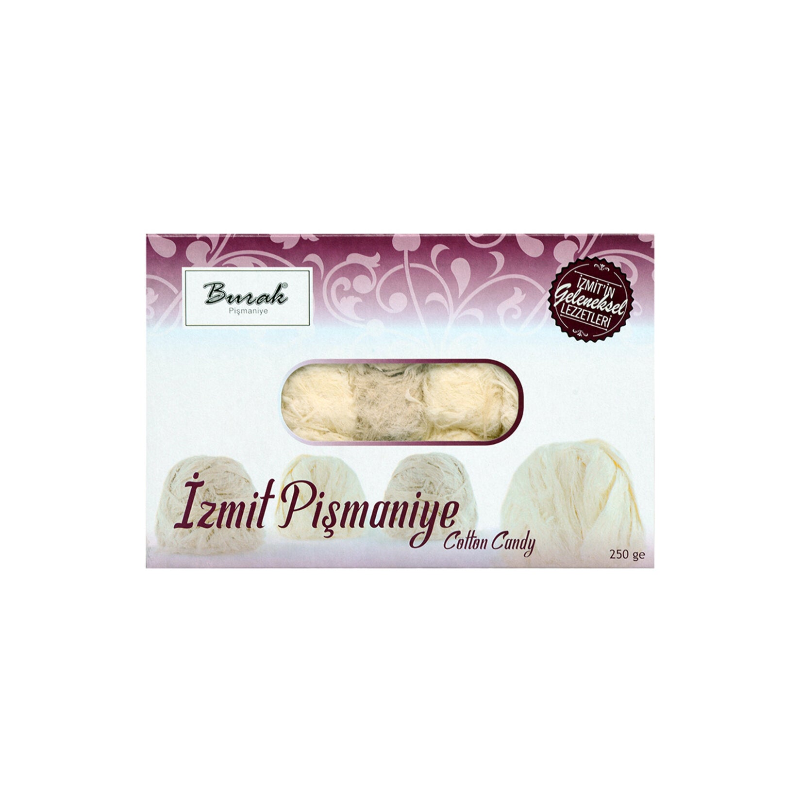 Burak Pişmaniye Sade-Kakaolu Pişmaniye 250 G