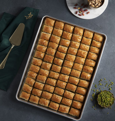 Turkish Baklava with Pistachio - Tray