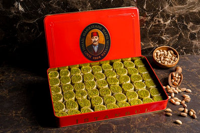 Sultans Palace Pistachio Wrap XL Metal Box
