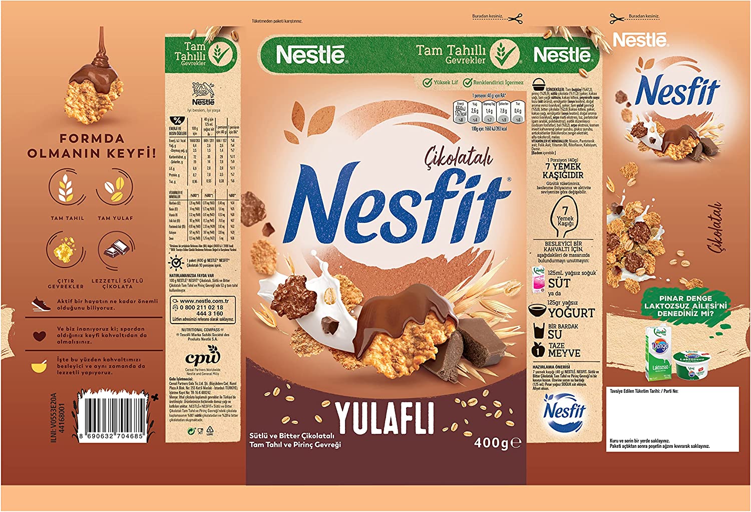 Nestle Nesfit Chocolate Breakfast Cereal 400 gram
