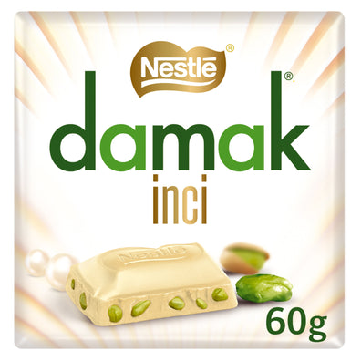 Nestle Damak İnci Antep Fıstıklı Beyaz Çikolata 60 G