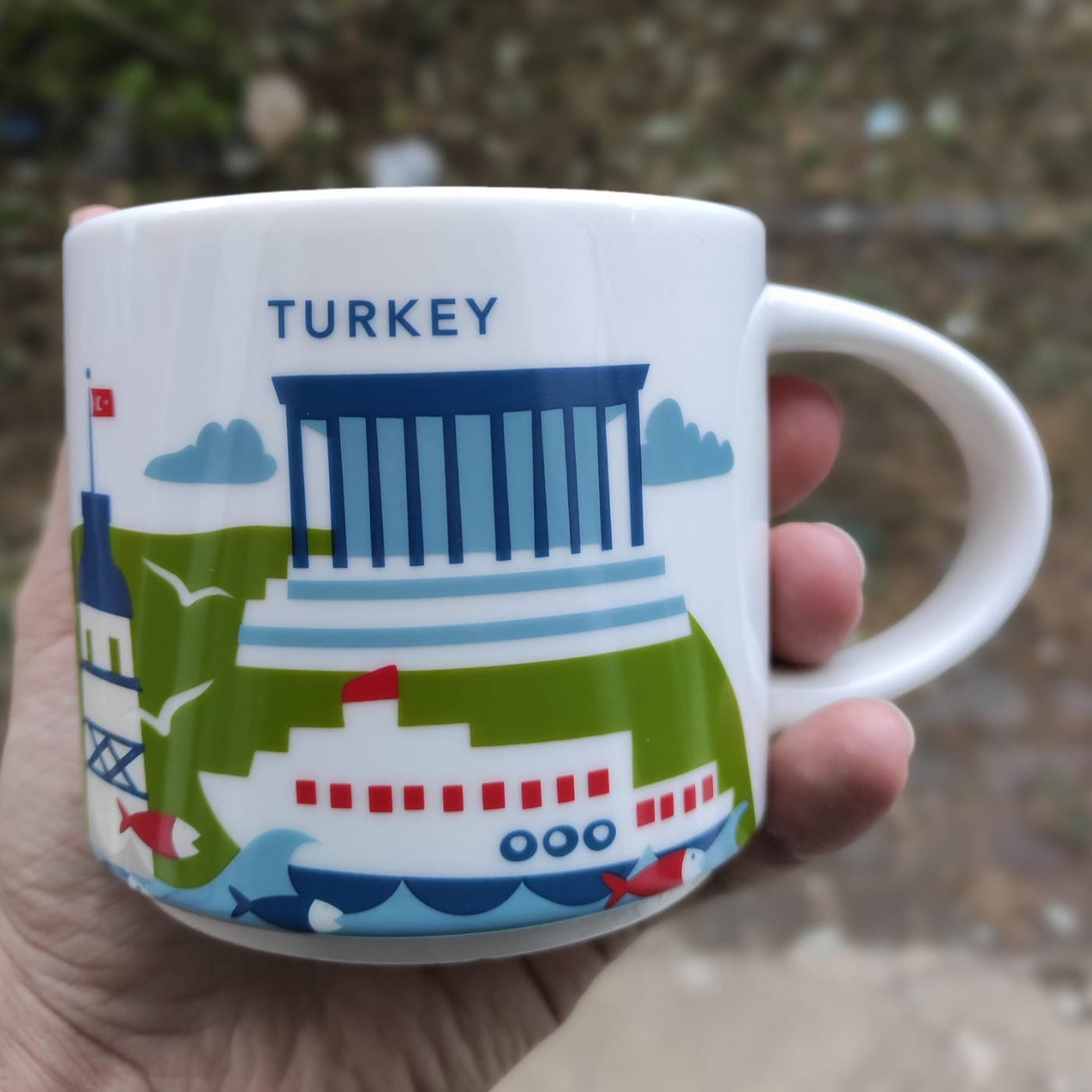 Starbucks Turkey 14 oz Mug City Themed YAH Series