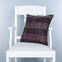 Authentic Turkish Black Purple Mix Hand Woven Vintage Pillow Cover