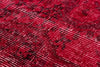 Authentic Turkish Hand Woven Red Vintage Carpet