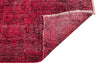 Authentic Turkish Hand Woven Red Vintage Carpet