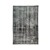 Authentic Turkish Vintage Black Hand Woven Rug