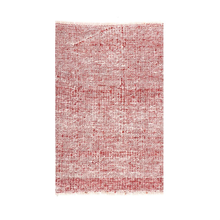 Authentic Turkish Vintage Red Hand Woven Rug